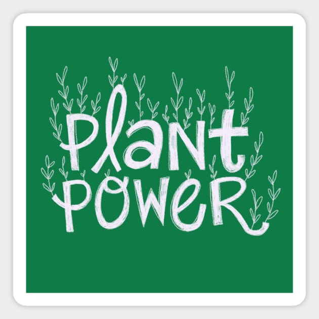 Plant Power Magnet by IllustratedActivist